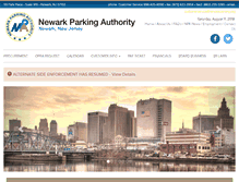 Tablet Screenshot of newarkparking.org