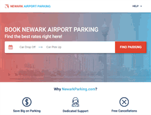 Tablet Screenshot of newarkparking.com